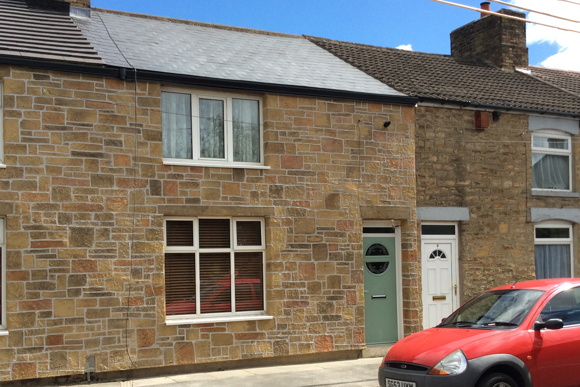The first ‘stone’ property on a £2.4m contract in Durham.